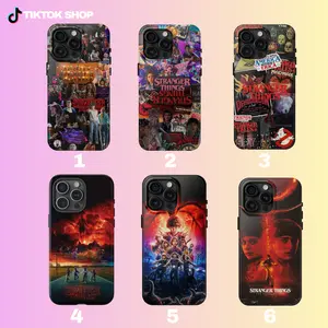 Stranger Things Phone Case for iPhone & Samsung | Cool Retro Upside Down Phone Accessories | Creative Dual-Layer Protective Case | Perfect Gift for Fans of the Series