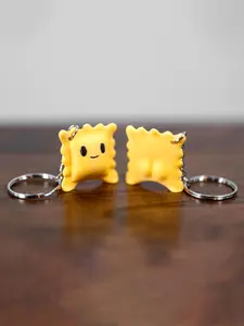 1pc Cute Ravioli Guy with Butt Cheeks Keychain, Realistic Mini Dumpling Keychains, Durable Cartoon Food Keyring Gift for Food Lovers, Ideal for Birthdays, Valentine'S Day Gifts & Purse / Bags Decoration, Keychain Kawaii