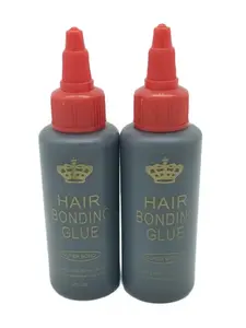 2 Oz 60 ml Black Hair Weft Bonding Glue Hair Weave bond, Black Liquid