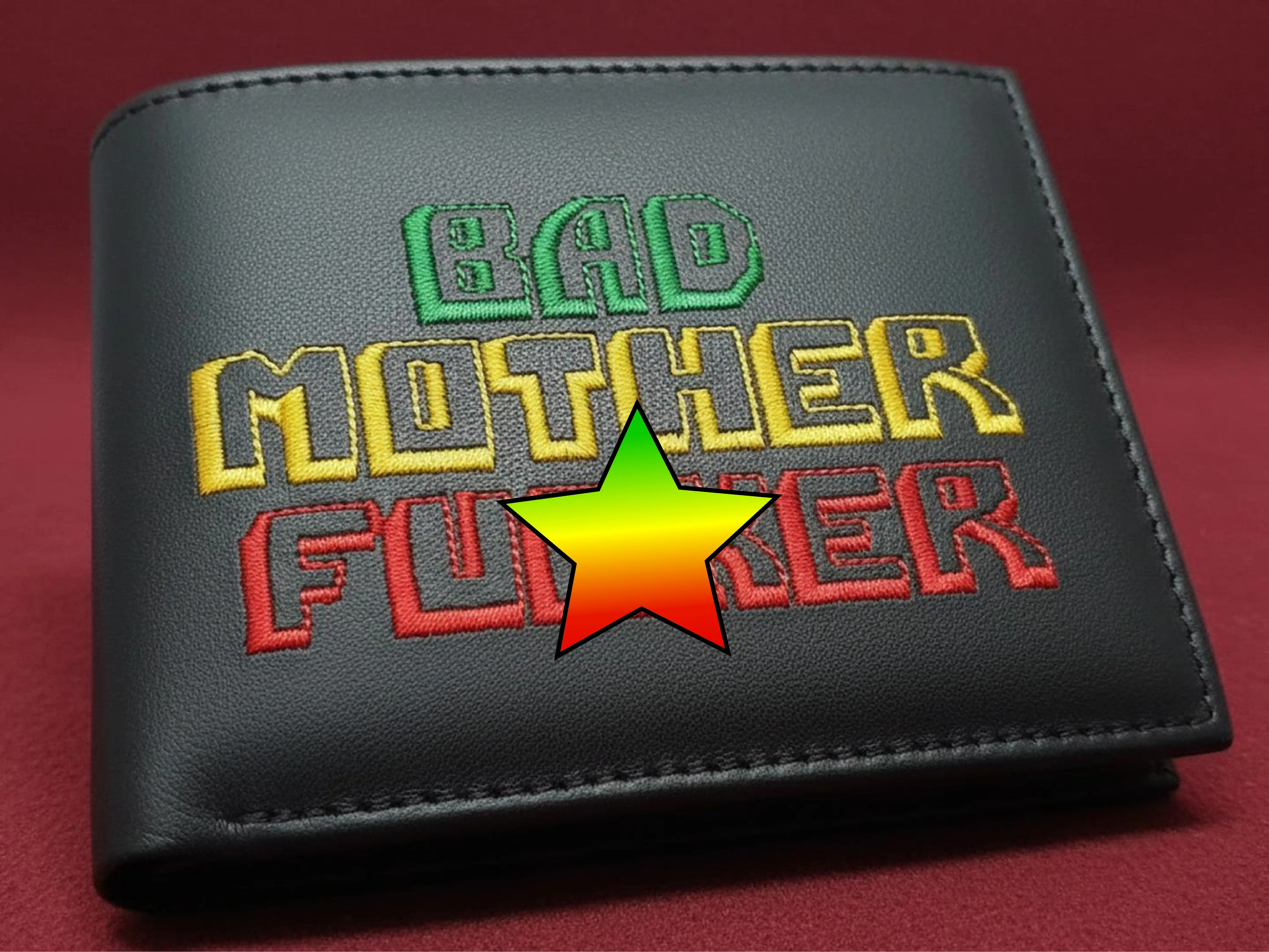 BMF Wallets Original Leather Rasta