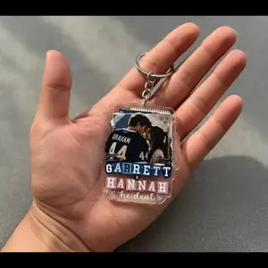 Off Campus, Garrett Graham and Hannah Wells, Garrett Graham Keychain, Off Campus series, Gift For Fan.