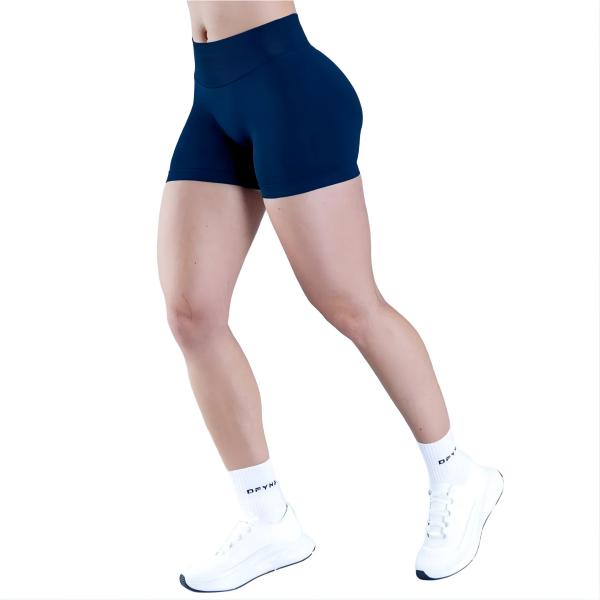 <WITH LOGO> DFYNE Women's athletic shorts - Seamless shaping design with a lift-up feature, suitable for yoga, fitness, cycling, hiking, running, sports, outdoor leisure, and other occasions