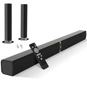2-in-1 TV speaker, smart TV speaker, wireless speaker for home surround sound, speaker with subwoofer, ARC/Optical/AUX connection, with infrared remote control