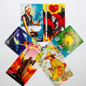 2026 Exclusive Tarot Card Game Set, 78 Cards, 12x7 Cm, Includes Guide, Perfect for Parties, Outdoor Activities, Holiday Gifts