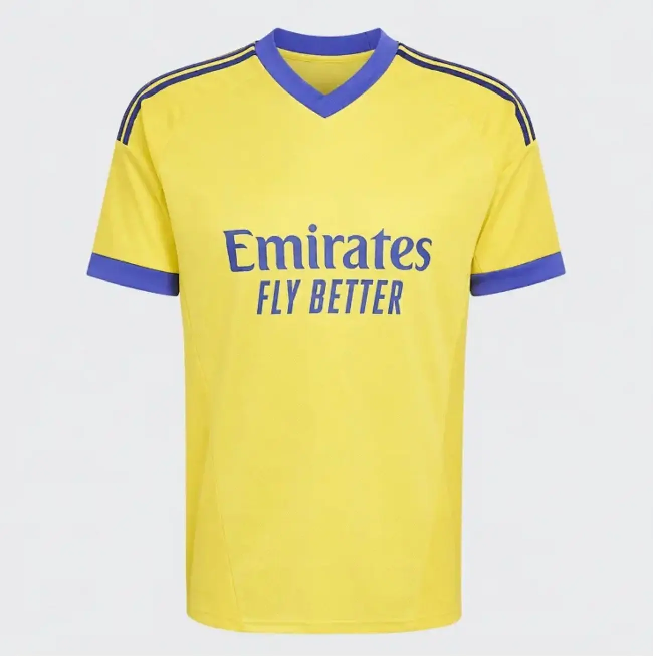 [FULL LOGO] - Unisex REAL 2026/27 Away Football Jersey | YELLOW Replica Soccer Shirt - Personalized on Request