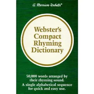 USED-Webster's Compact Rhyming Dictionary by Merriam-Webster (Hardcover)