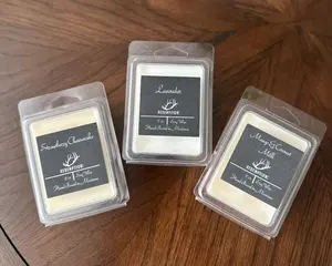 Coco Soy Wax Melts, Paraffin Free with Clean Fragrance Oils -  6 Cubes per Case, 2oz  Aroma Candle Decor