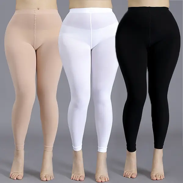 Elegant Tights for Women, High-Stretch Sheer Spandex & Nylon, Footless Design for a Comfortable Fit, Style, Bottom, Lady, Skin Tights