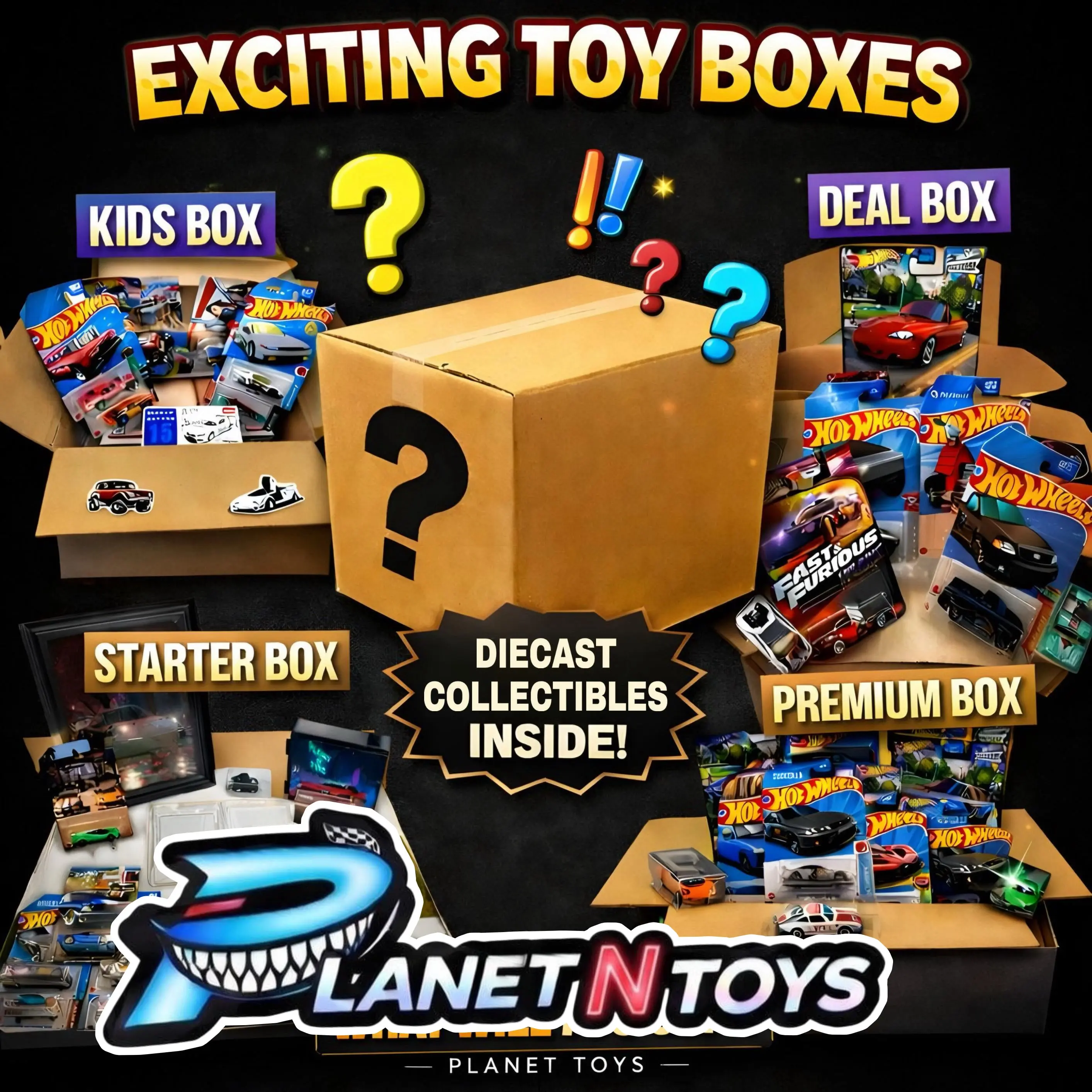 Planet n Toys Diecast Box 1:64 Assorted Collectible Hotwheels/Matchbox Planet n Toys Diecast Box 1:64 Assorted Collectible Hotwheels/Matchbox