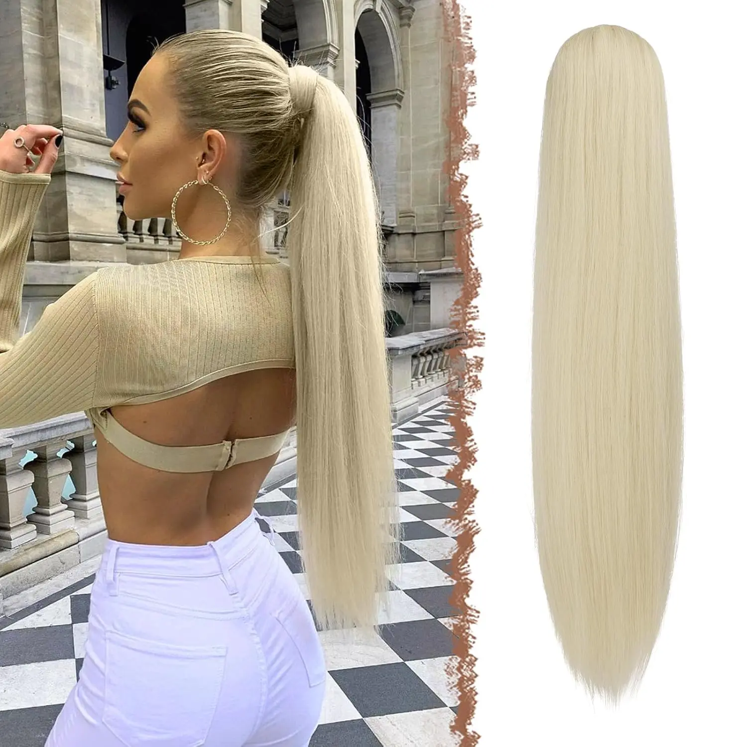 Ash Blonde-Drawstring