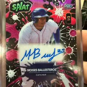 2024 Wild Card Splat Moises Ballesteros PRC Rookie Auto 1/3