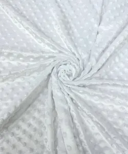 White Minky Fabric