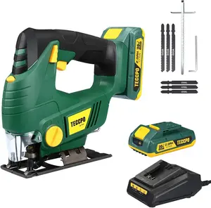 TECCPO 20V MAX Cordless Jigsaw with Variable Speed Control 2.0Ah Battery tiktok shops iver monday