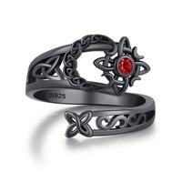 Black Gold-Plated S925 Sterling Silver1