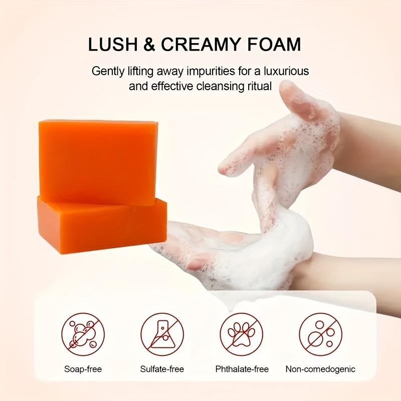 5PACK ETXYOC Kojic Acid For Hyperpigmentation Soap Bars With Vitamin C, Retinol, Collagen, Turmeric, Vitamin E, Shea Butter, Castile Olive Oil (5 Pack)