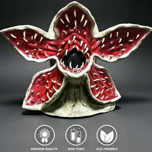 tranger Things Demogorgon Full Head Mask, Scary Monster Latex Headgear