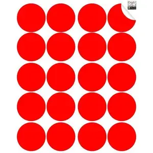 Red Dot Wall Decal