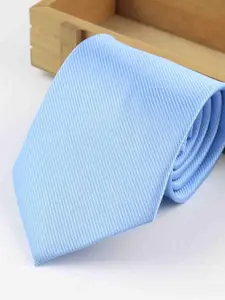 Men's Solid Color Striped Thin Tie, Business Formal Wedding Accessory, Enhance Casual Professional Image, Suitable for Special Occasions and Daily Wear, Solid Textured Tie