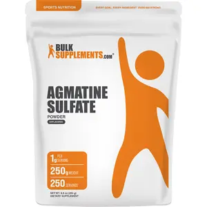 BulkSupplements - Agmatine Sulfate Powder - Edible - Dietary Supplements - Workout Supplement - 100g-1kg - 1g per Serving BulkSupplements - Agmatine Sulfate Powder - Edible - Dietary Supplements - Workout Supplement - 100g-1kg - 1g per Serving