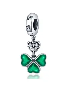Four Leaf Clover Design Pendant, Fashionable Pendant for Women & Girls, Trendy All-match & Exquisite Jewelry for Birthday Gift