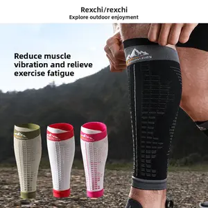 Leitch muscle can compress leg guards marathon sports pressurized calf socks football running knee pads leg guards