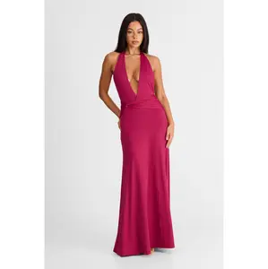 Antoinette Maxi Dress Berry
