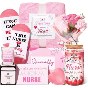 Honxicur Nurse Gifts Nurse Appreciation Gift Set for Women Birthday Gifts for Nurses Week Nurses Graduation Gift for Nursing Student, Nursing School Graduation Accessories Basket