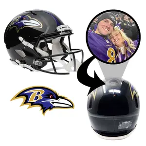 Baltimore Ravens NFL Mini Helmet - Picture Inside