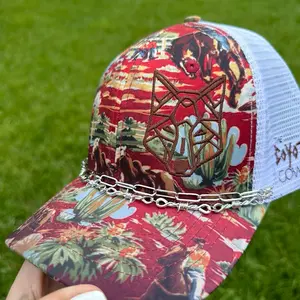 Hat chains barbed wire paper clip chain