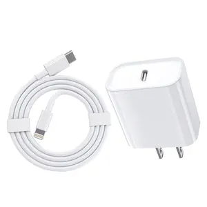 Fast adapter & C port to lighting cable, charger cable for apple products