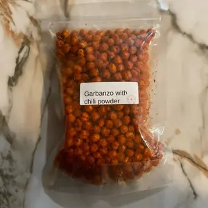 Garbanzos with chili powder