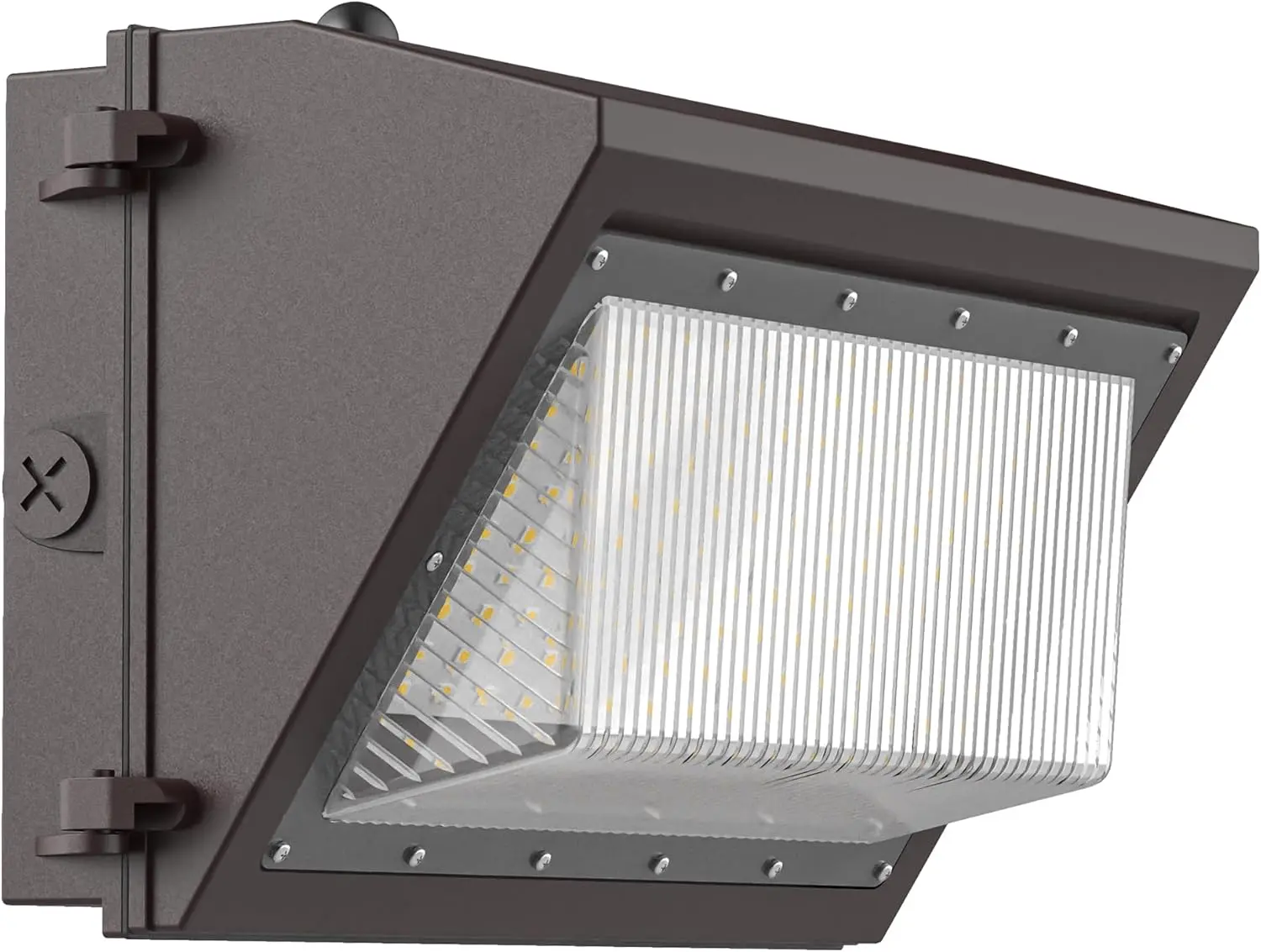 120W LED Wall Pack Light with Dusk-to-Dawn Sensor, 16800LM 5000K LED Security Flood Lighting, 120V Commercial and Industrial Outdoor LED Wall Lights for Parking Lots|Warehouses|Factories|House