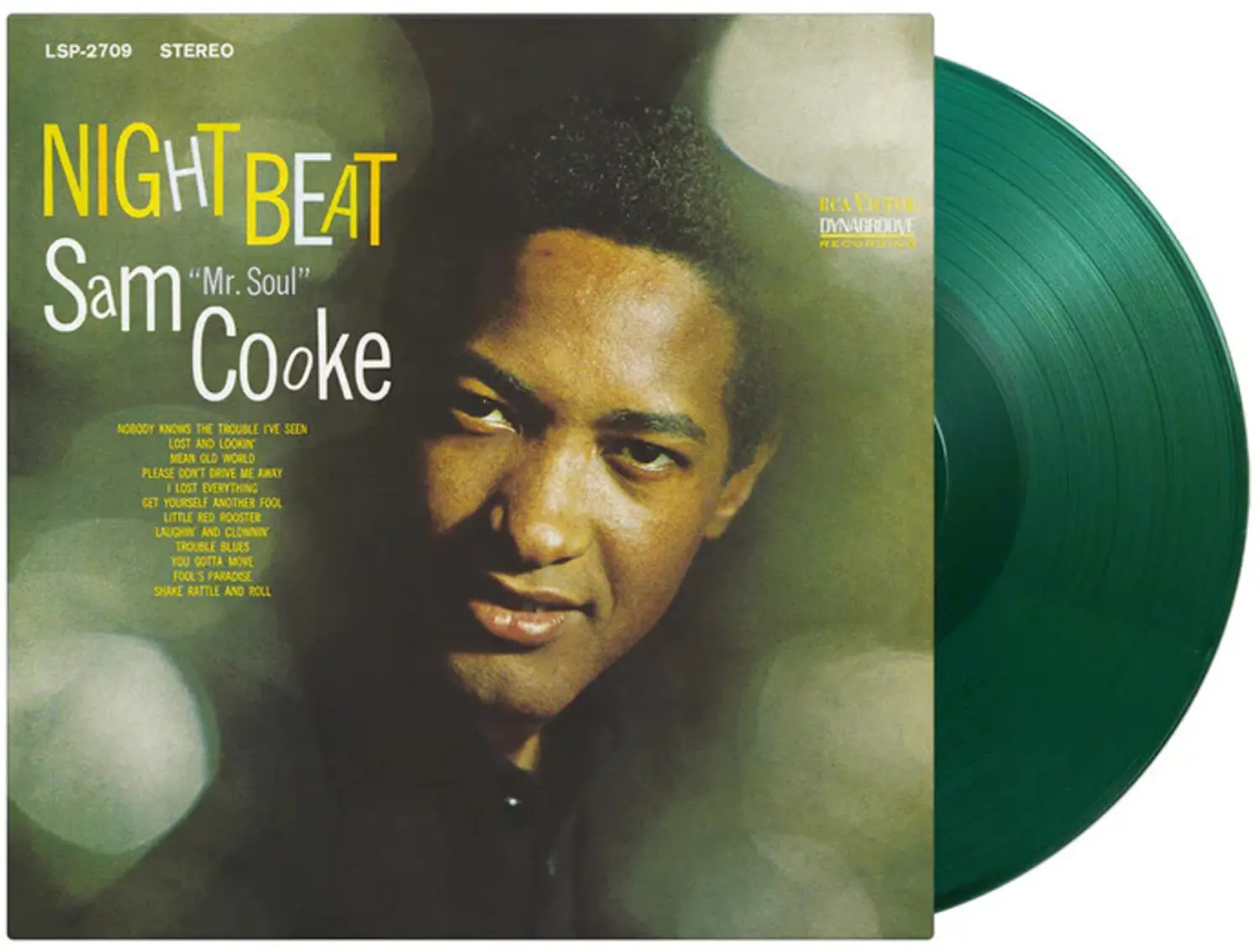 Sam Cooke - Night Beat - Limited 180-Gram Green Colored Vinyl  [VINYL RECORD - LP] Colored Vinyl, Green, Ltd Ed, 180 Gram, Holland - Import