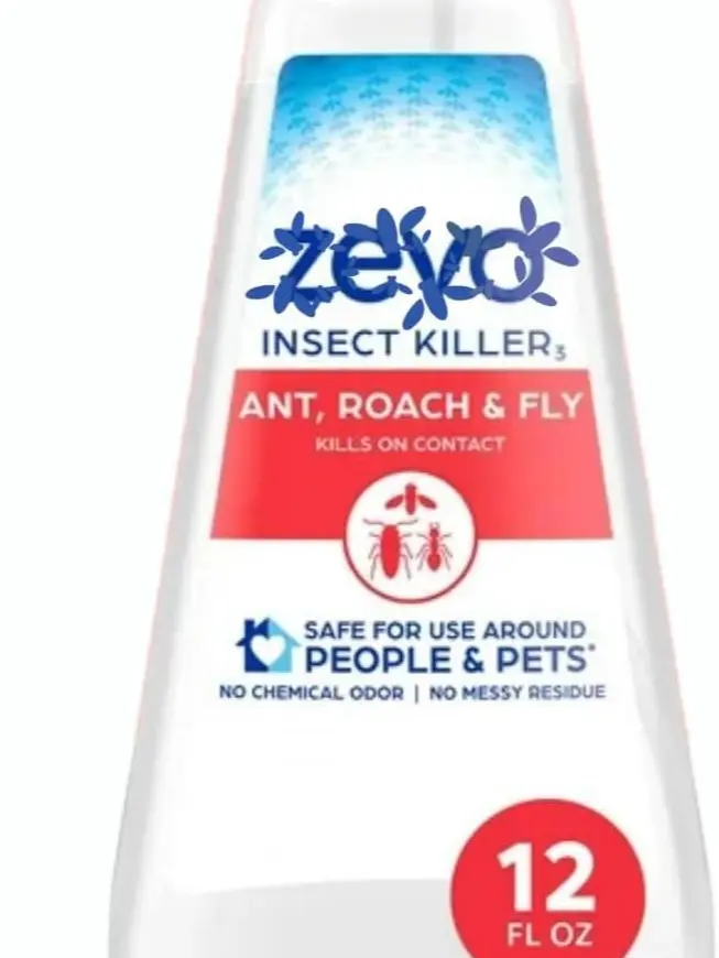 Zevo Insect Killer Ant Roach & Fly Safe for Use Around People Pets No Chemical Odor 12 FL OZ (1 bottle)