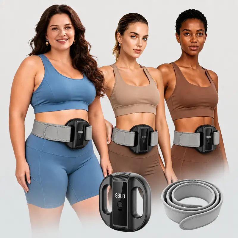 2026 New Fascia Ring R10 Mini Muscle Recovery Fascia Device, Upgraded Adjustable Strap (Fits Up to 55in Waist), Cordless Rechargeable Waist & Back Post-Workout Relaxation, Portable Massager for Parents, Sports & Outdoor Fitness Accessory #fascial ring
