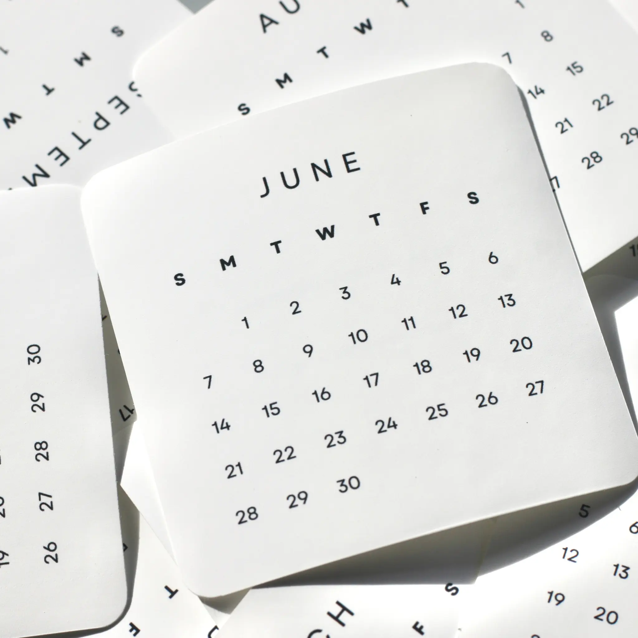 12 Month Flex-Start Calendar Stickers