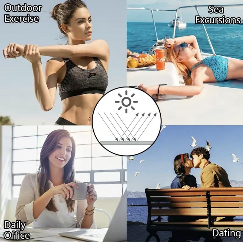 3-in-1 Color Correcting Facial Serum,Moisturizing Primer, , SPF 50 PA++ +Brightening Primer for Even Skin Tone, OilControl & Refreshing, Purple, Pink & GreenTones