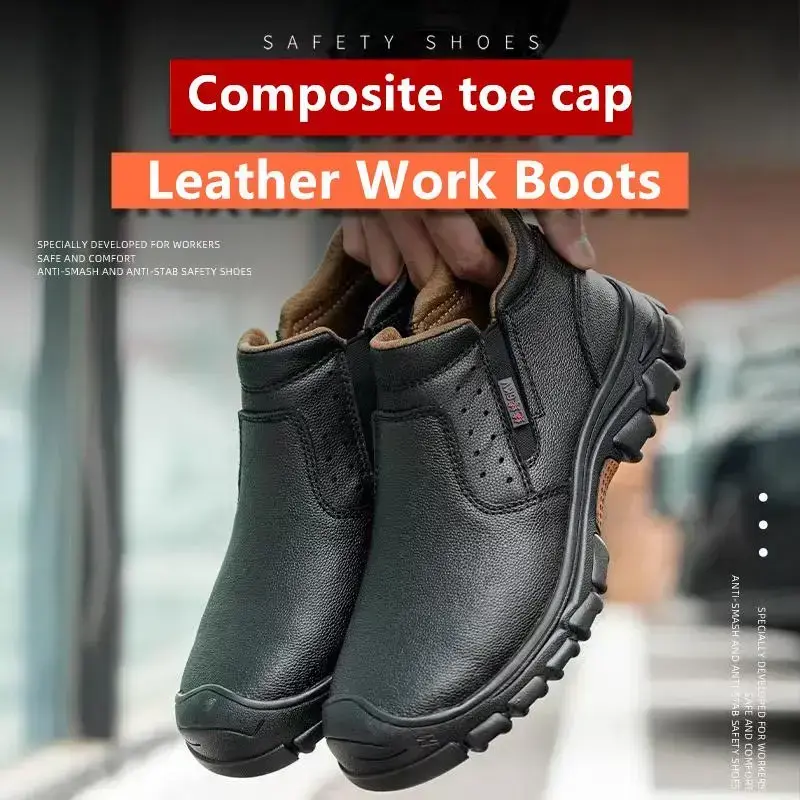 Mens Waterproof Work Boots Composite toe Safety non-slip Shoes Indestructible Non Slip Indestructible Puncture Proof Construction lifesaver Boots for Men Safety steel Toe shoe men Footwear for Welder trendy protection comfortable Mens Waterproof Work Boots Composite toe Safety non-slip Shoes Indestructible Non Slip Indestructible Puncture Proof Construction lifesaver Boots for Men Safety steel Toe shoe men Footwear for Welder trendy protection comfortable