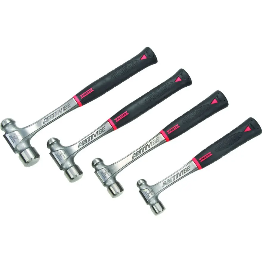 Proto J1304AVPS 4 Piece Anti-Vibe Ball Pein Hammer Set Proto J1304AVPS 4 Piece Anti-Vibe Ball Pein Hammer Set