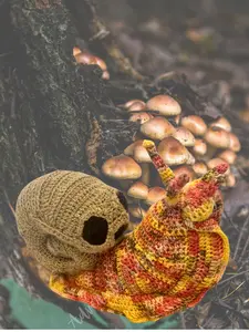 Kaleido the Snail Stuffie - Vibrant Mosaic Colors & Playful Energy Miniature World Companion