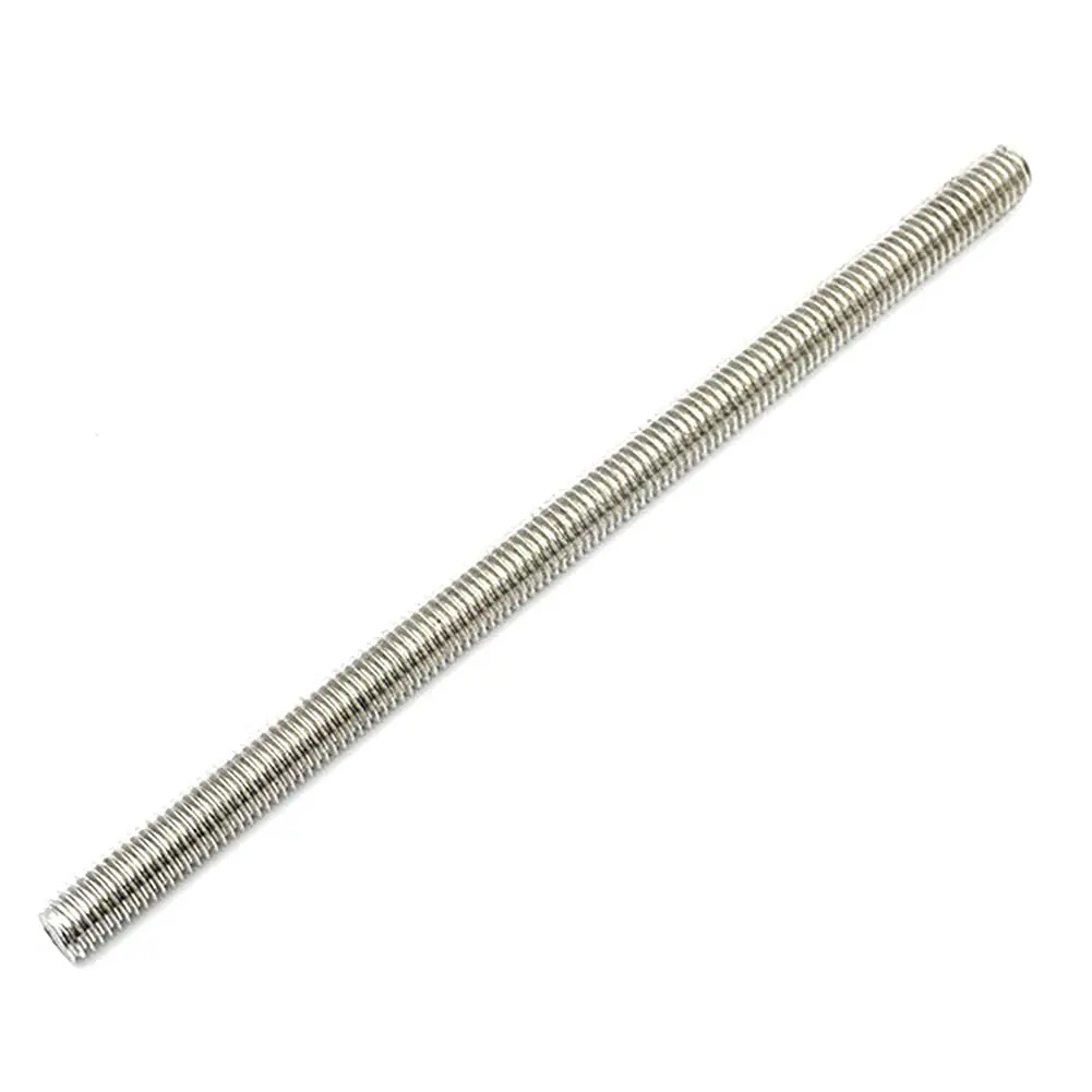Beduan 304 Stainless Steel 5/16"-24 Thread Fully Threaded Rod 12" Length Long Threaded Screw