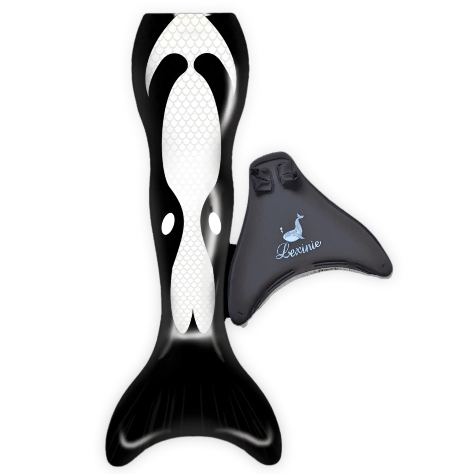 Killer Whale Mermaid Tail Set