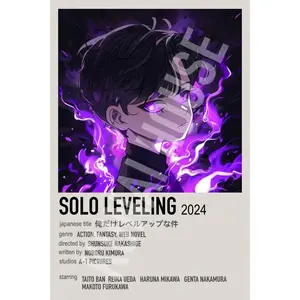Solo Leveling Anime Polaroid Inspired Keychain