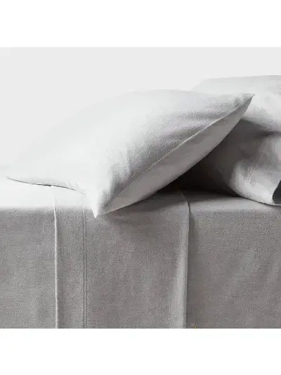 Threshold Ultra Soft Flannel Sheet Set Made in by OEKO-TEX
