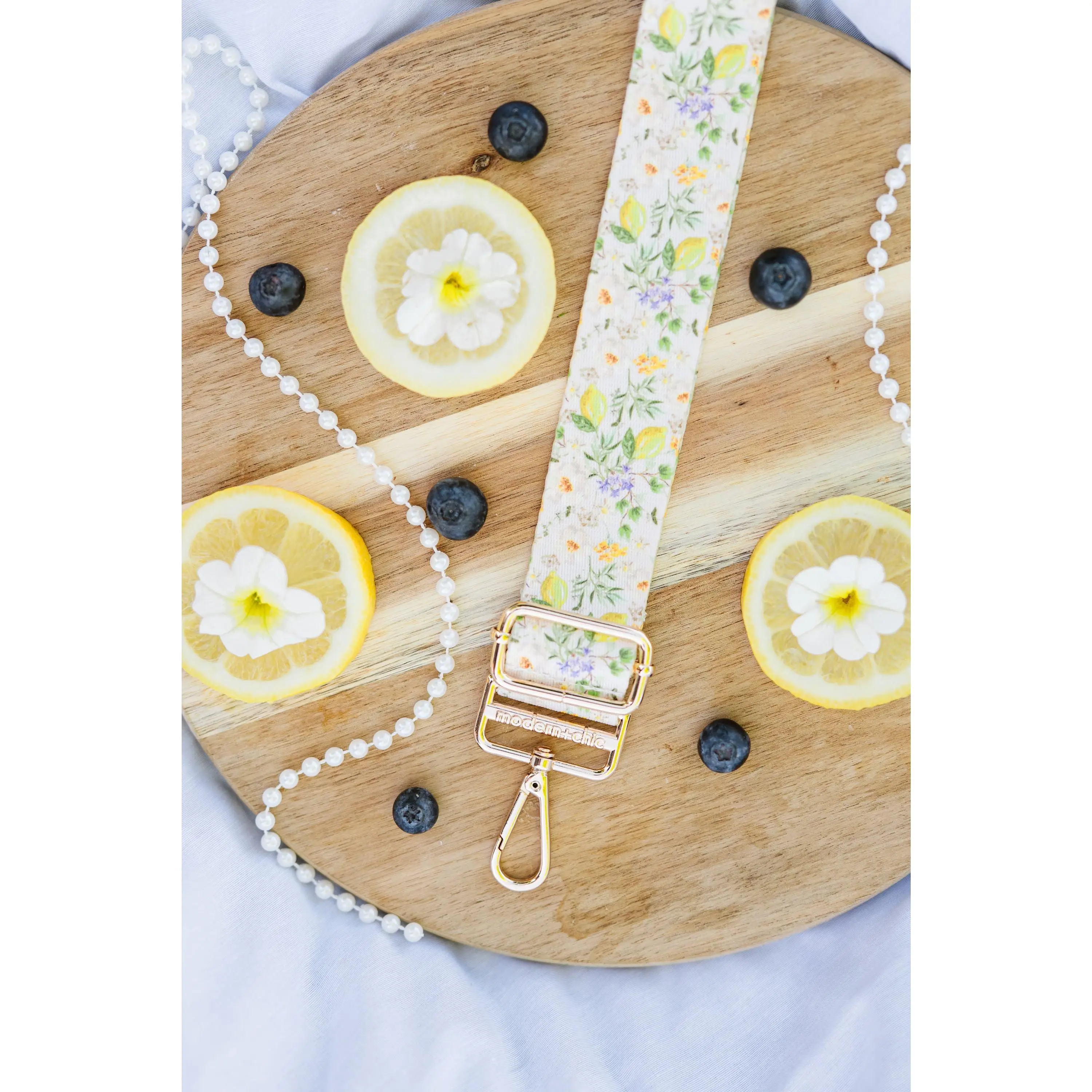 Lemon Floral Strap