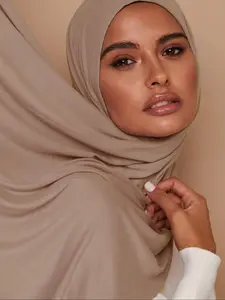 Women's Solid Color Khimar, Modest Casual Soft Comfortable Hijab for Daily Wear, Women's Islamic Clothing for All Seasons, Modesty