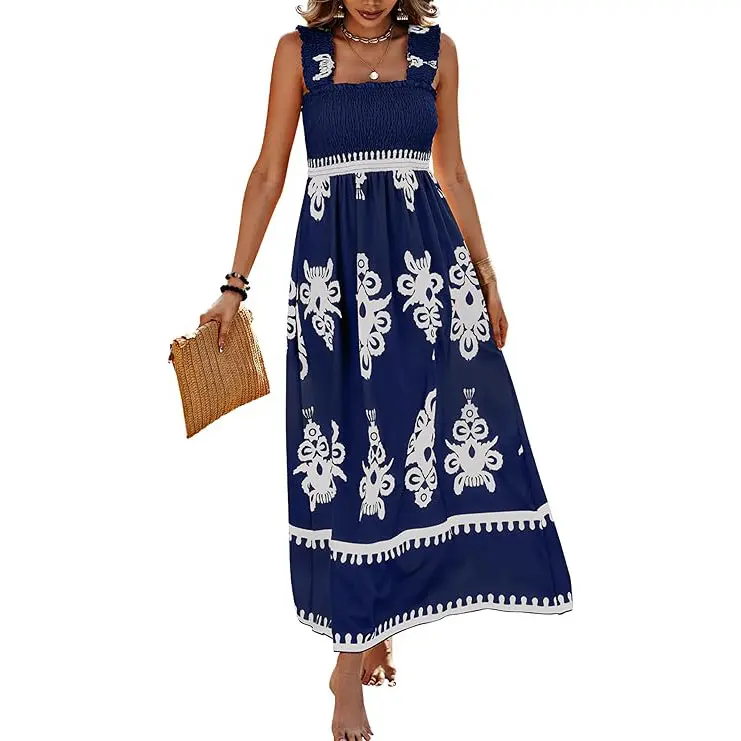 Floral Navy White
