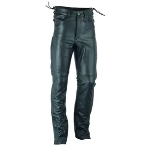 Road Rage Black leather motorcycle chaps
