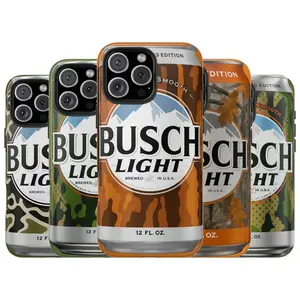 Busch Light Camo Can Tough Phone Case for iPhone 17 Pro Max & Samsung, Lightweight, Stylish Beer Lover Gift, Polycarbonate, TPU Protection