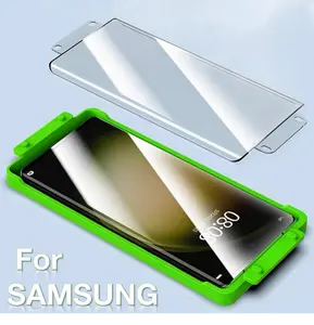 for Samsung Galaxy S24 S23 S22 S21 S20 NOTE 20 10 Ultra 9 8 PLUS Explosion-proof Screen Protector Glass Protective with Install